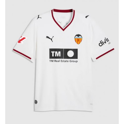 Stroje piłkarskie Valencia Koszulka Podstawowej 2026-27 Krótki Rękaw